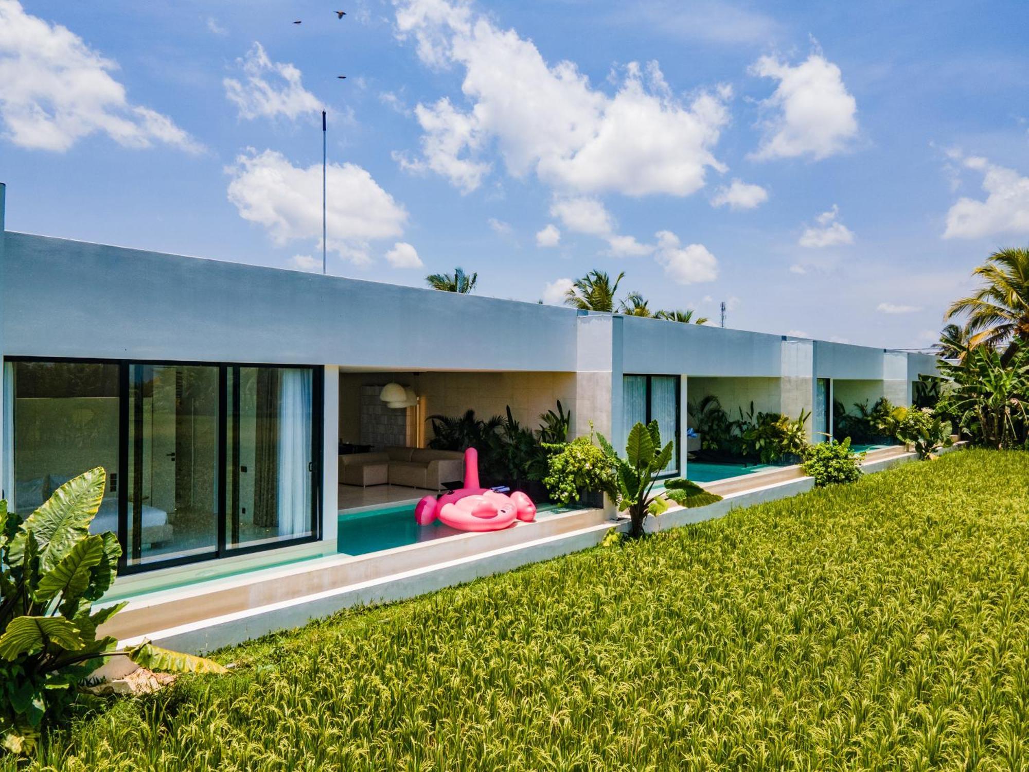 Green Flow Ubud Villas III Zimmer foto