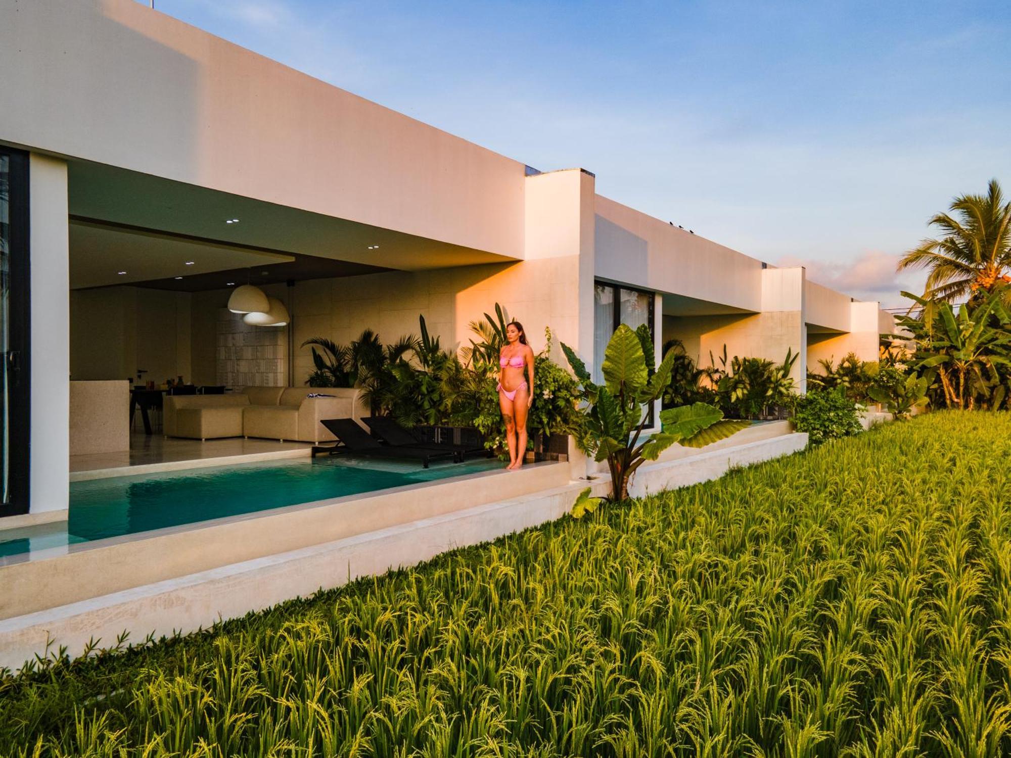 Green Flow Ubud Villas III Zimmer foto