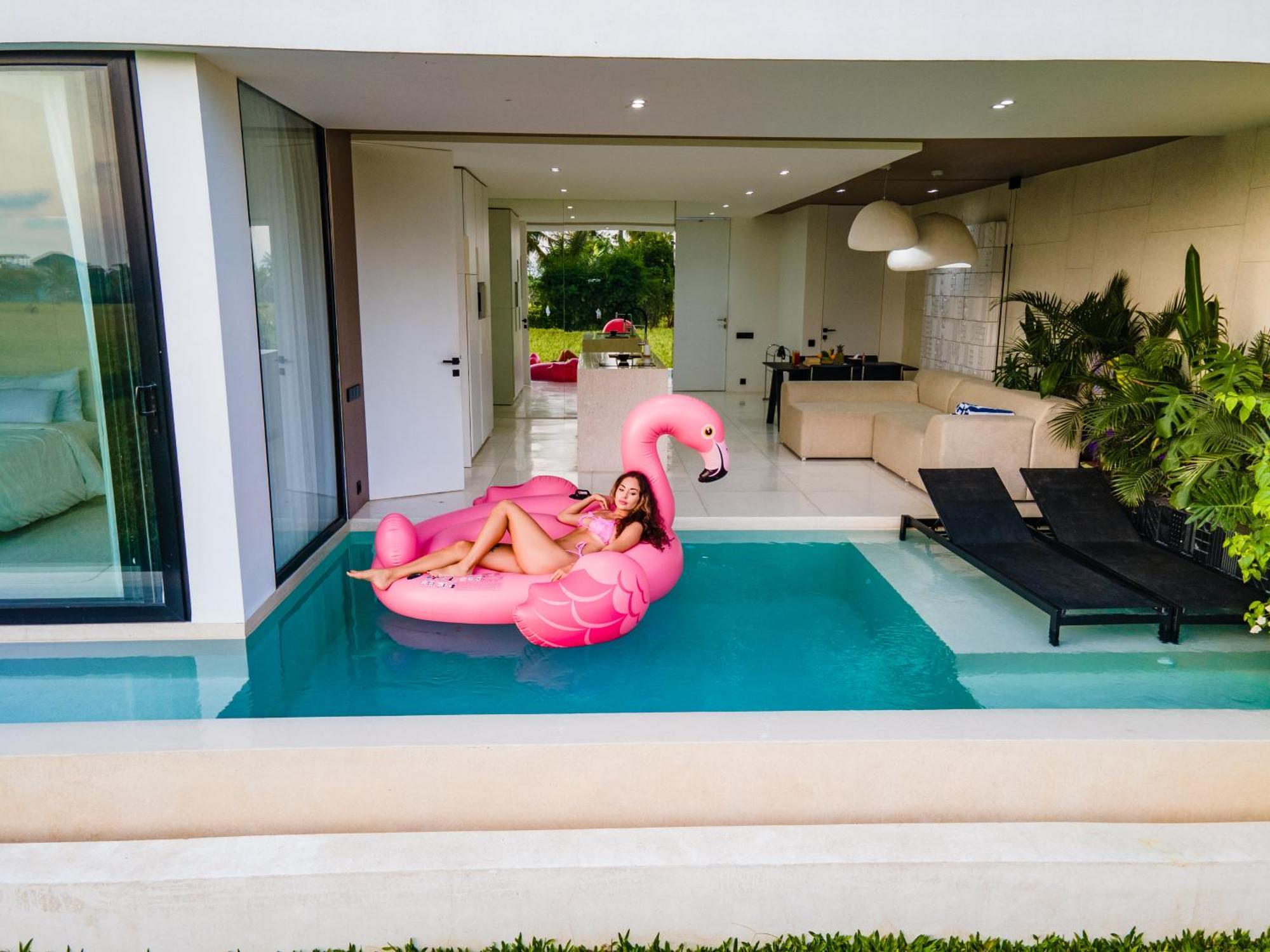 Green Flow Ubud Villas III Zimmer foto