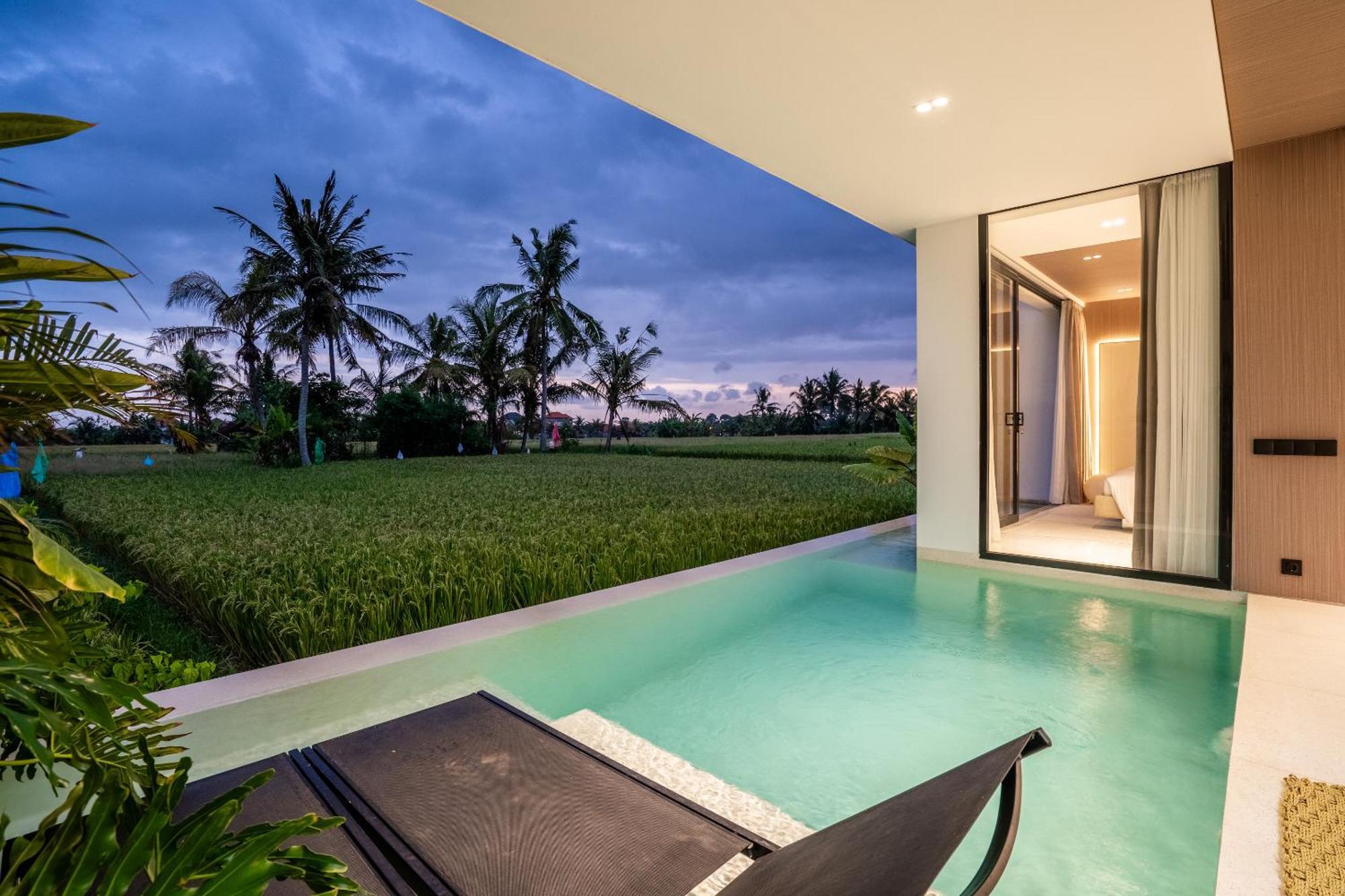 Green Flow Ubud Villas III Zimmer foto