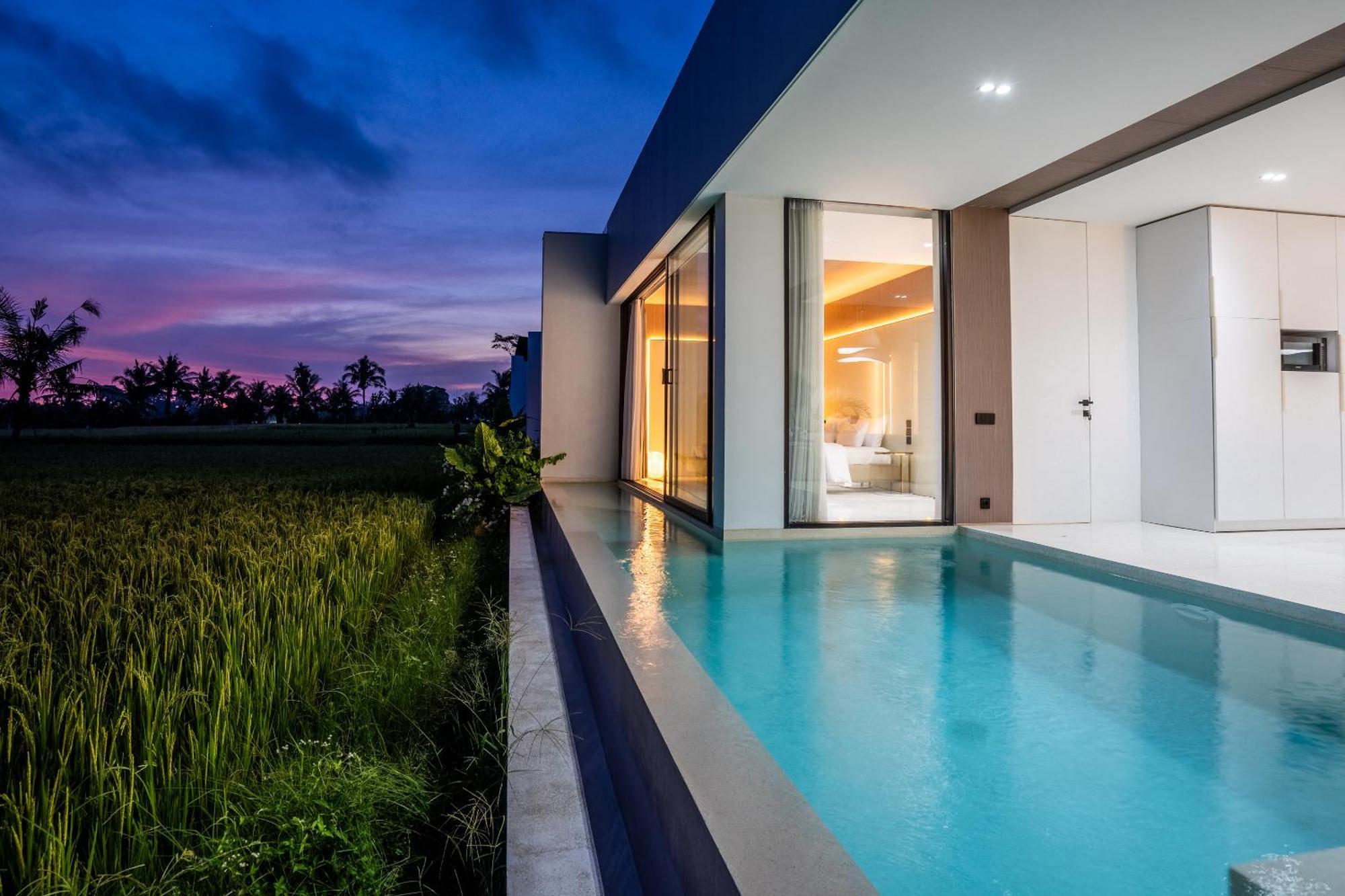 Green Flow Ubud Villas III Zimmer foto