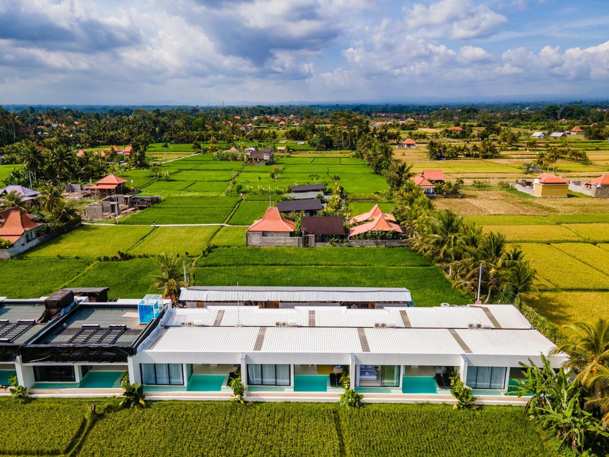 Green Flow Ubud Villas III Zimmer foto